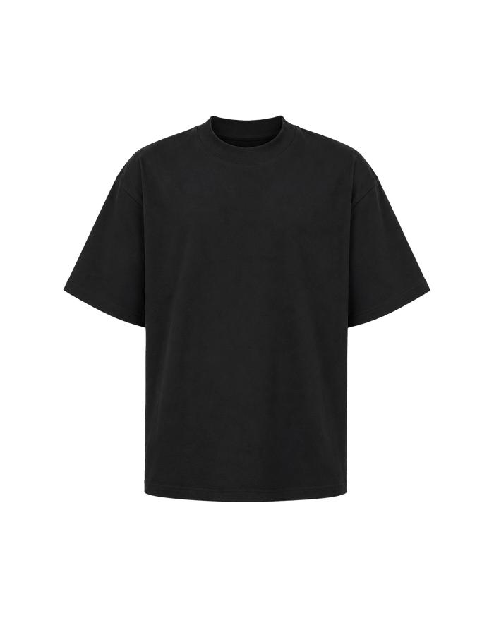 Ashluxe Logo Blank High neck T-shirt - Black