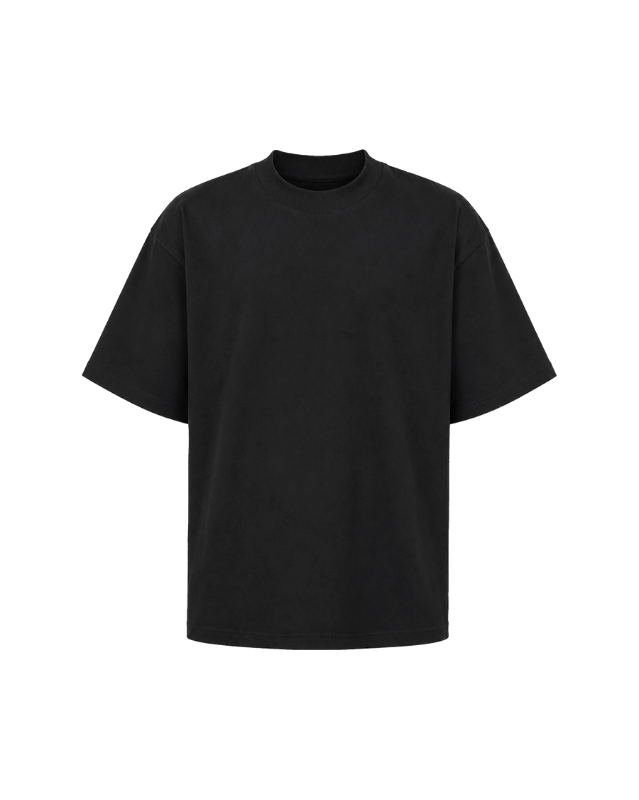 Ashluxe Logo Blank High neck T-shirt - Black