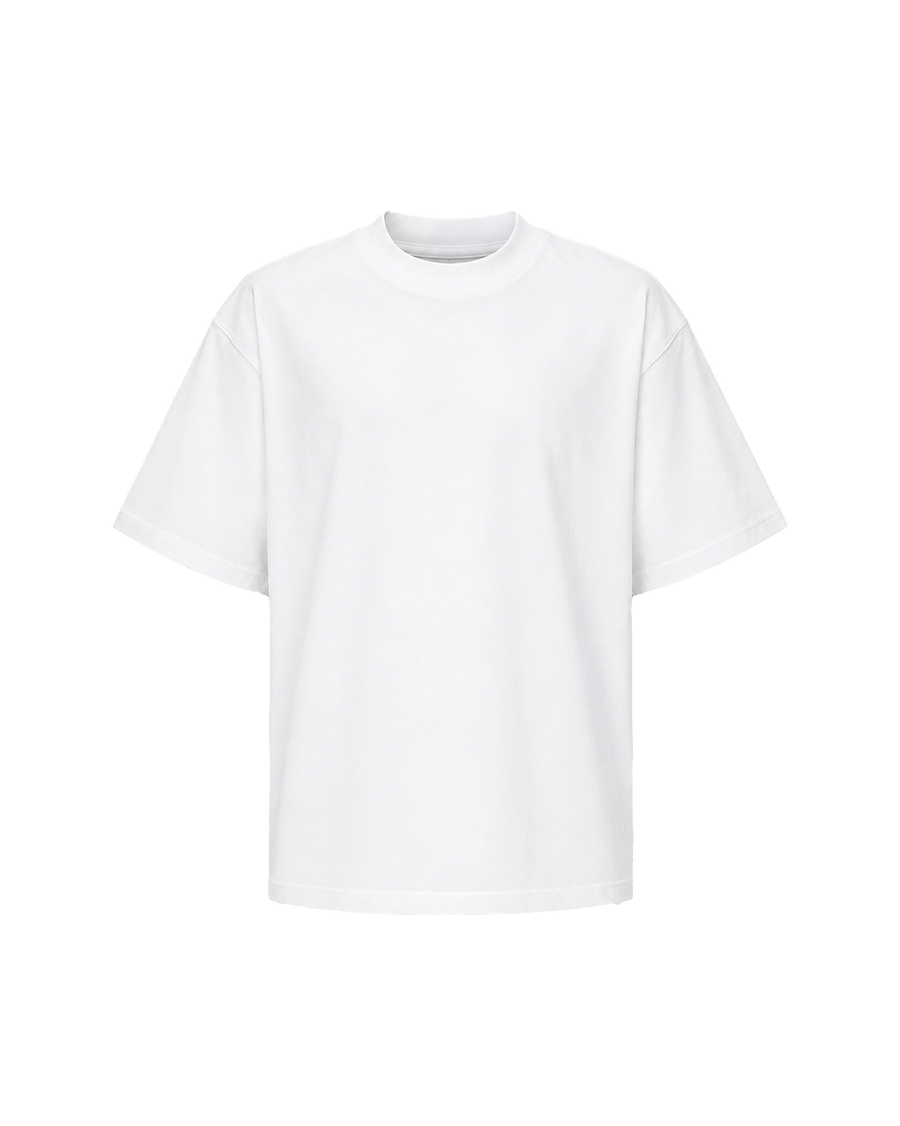Ashluxe Logo Blank High neck T-shirt - White