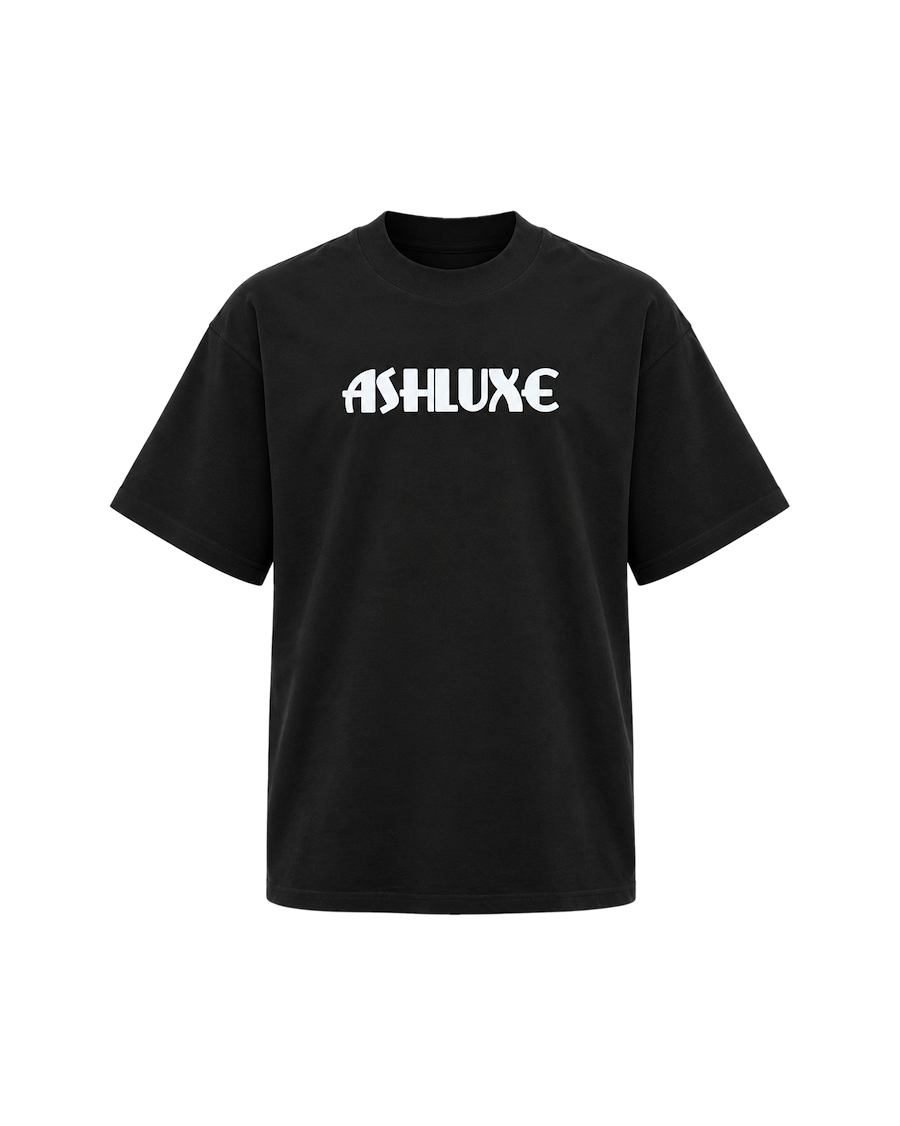 Ashluxe Neo Logo T-shirt Black White