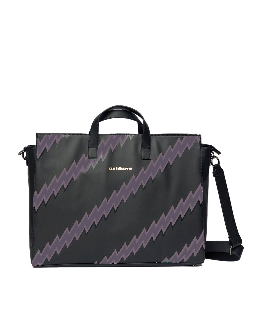 Ashluxe Zig Zag - M -Handbag Black