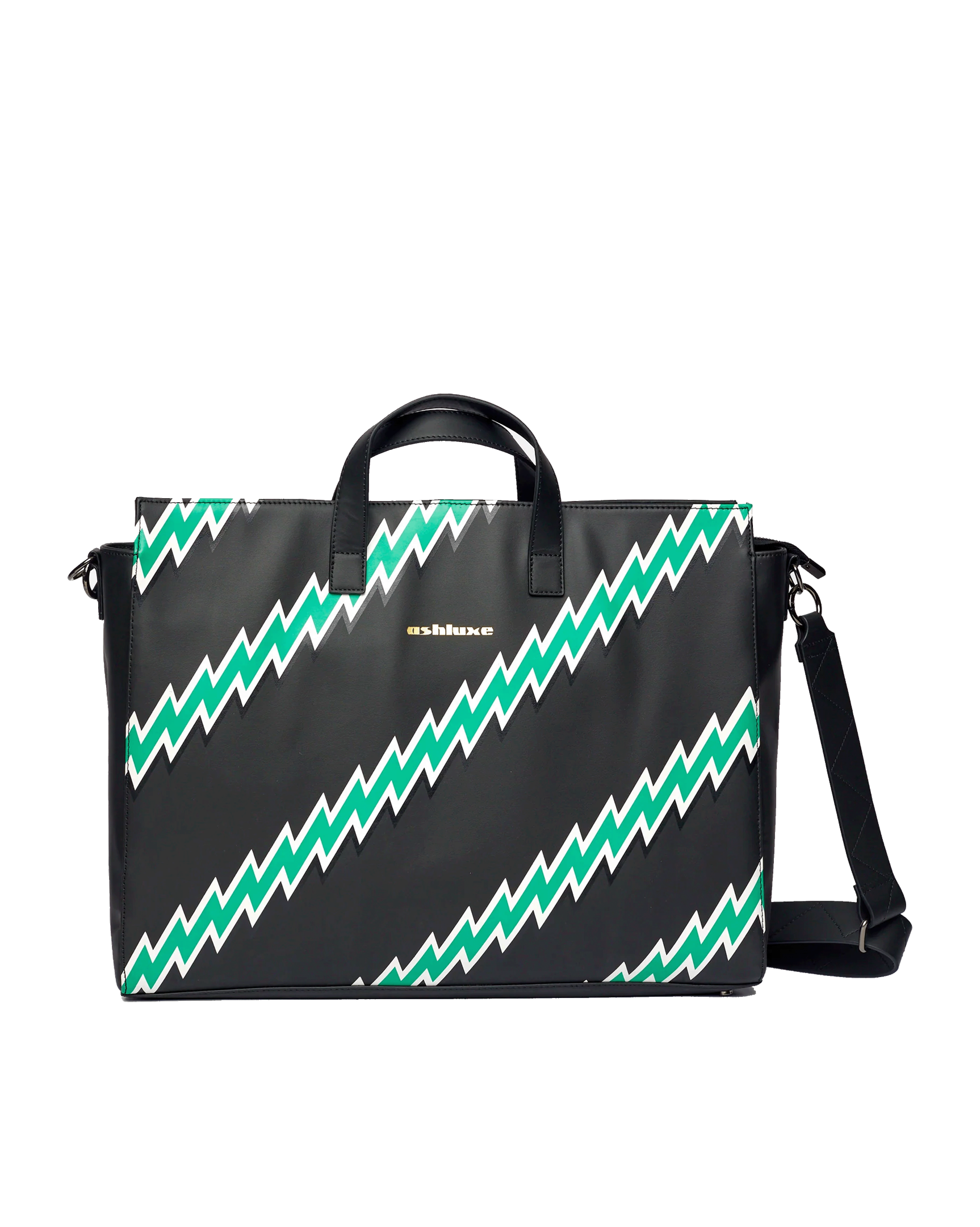 Ashluxe Zig Zag - M -Handbag Green