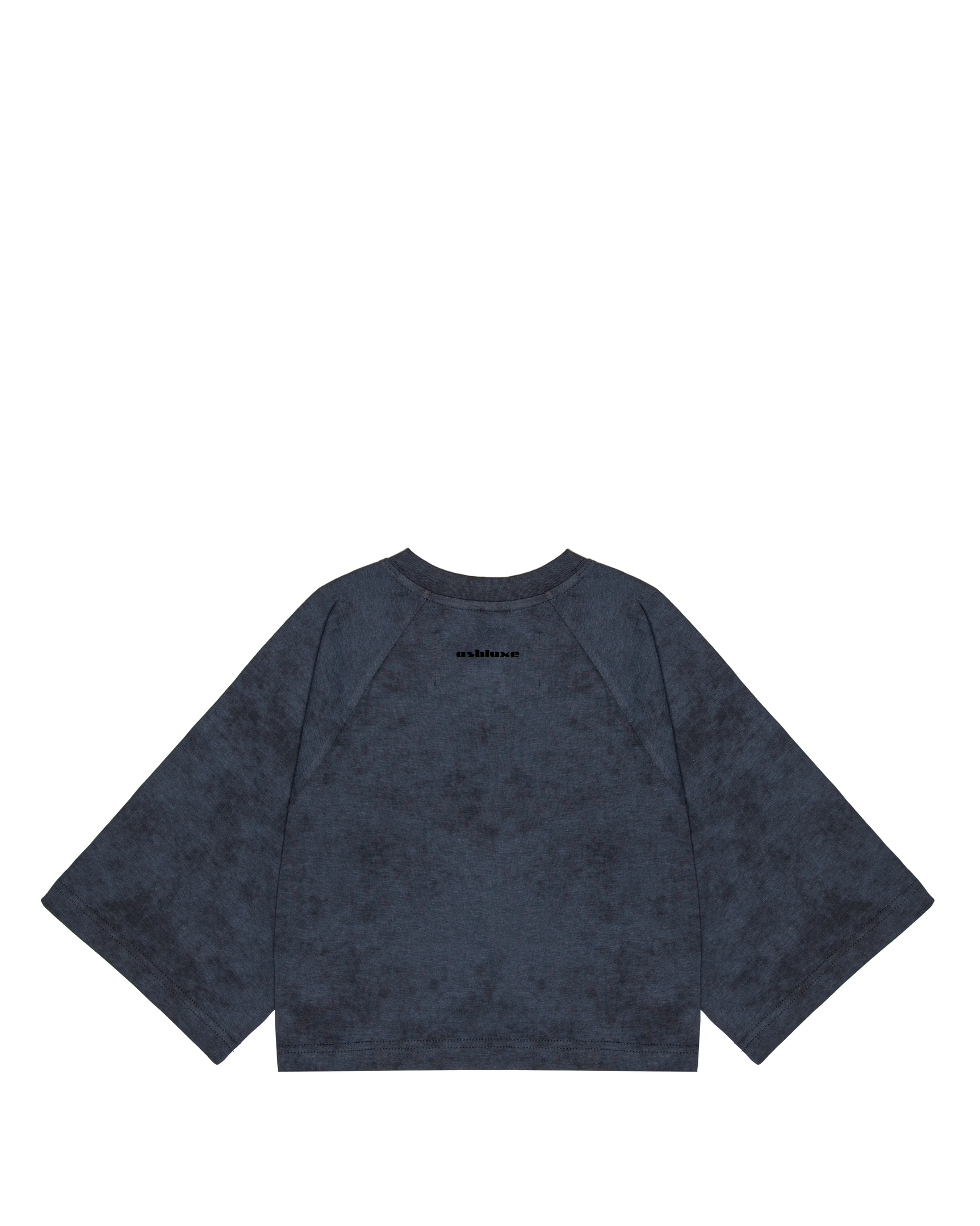 Ashluxe Bling Star Crop Tee Black