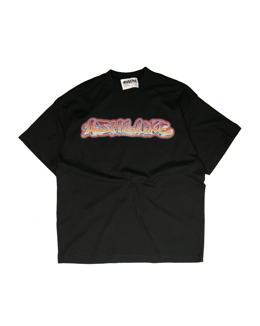 Ashluxe Glow Mockup Tee Black