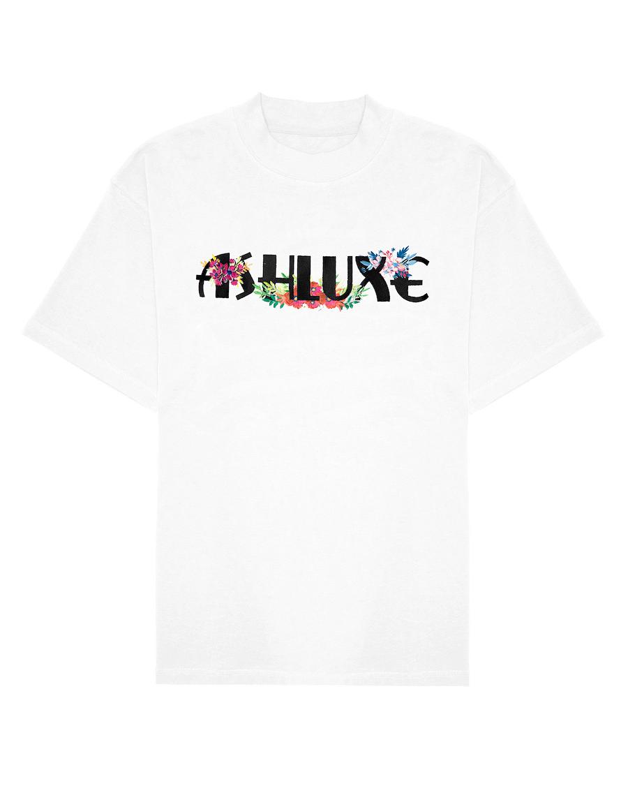 Ashluxe Neo Garden Logo Tee White