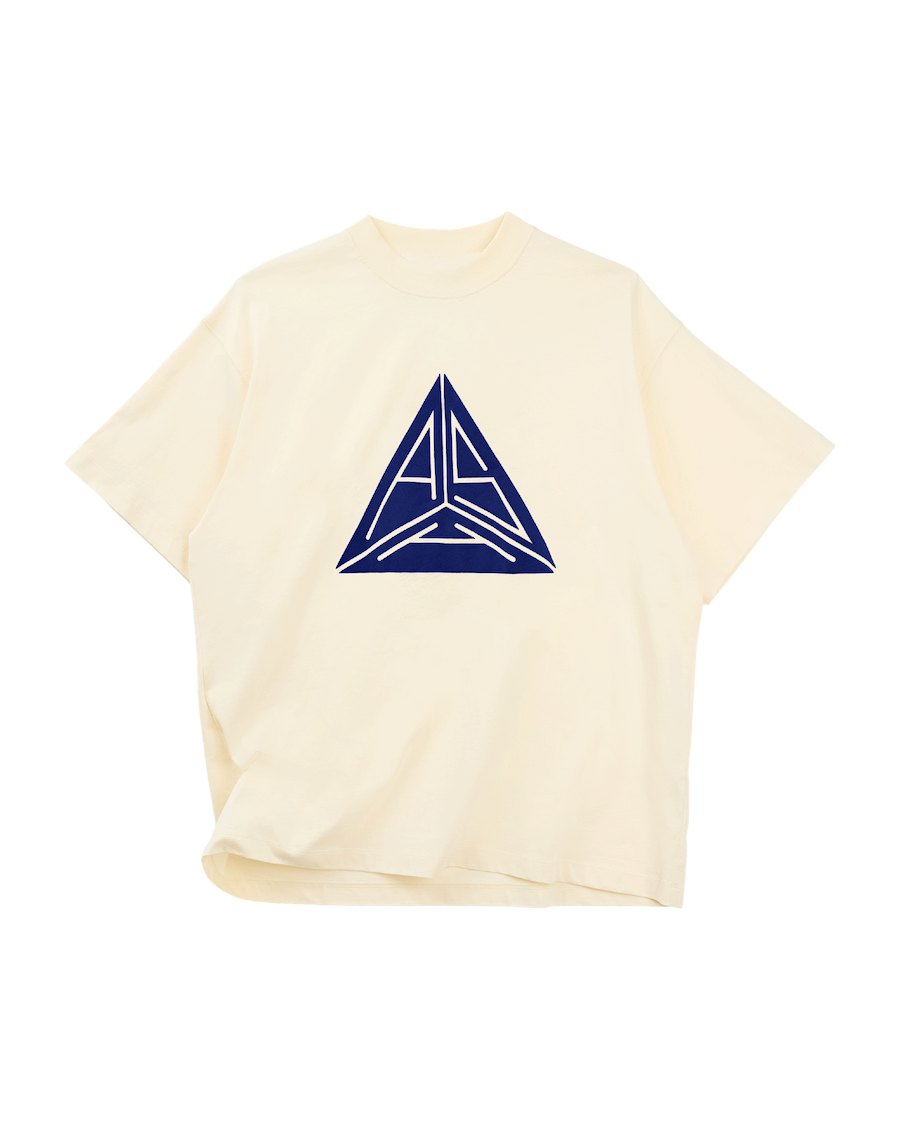 Large Triangle Logo T-shirt Off White