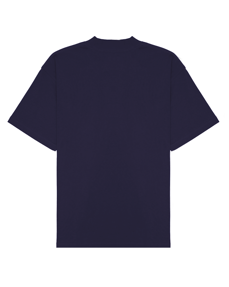 Ashluxe 3D logo Tee Navy Blue