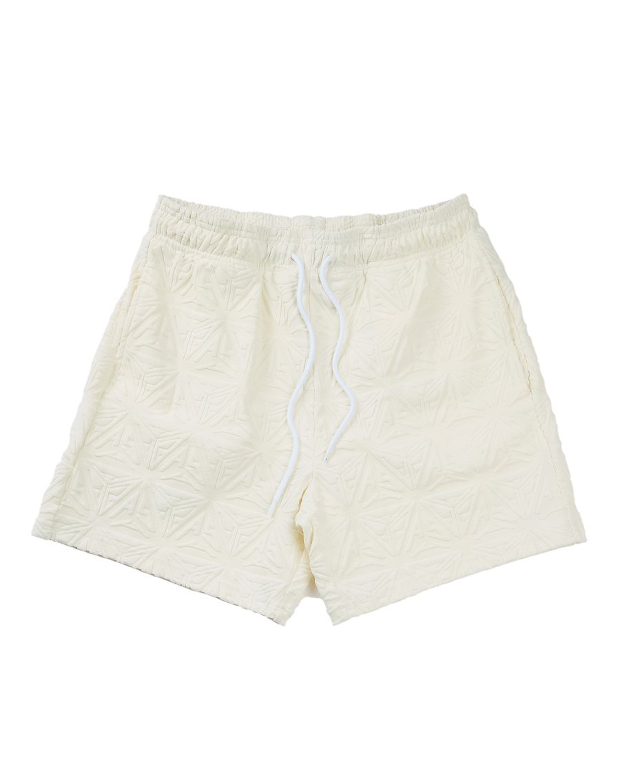 Monogram Plush Jersey Long Shorts
