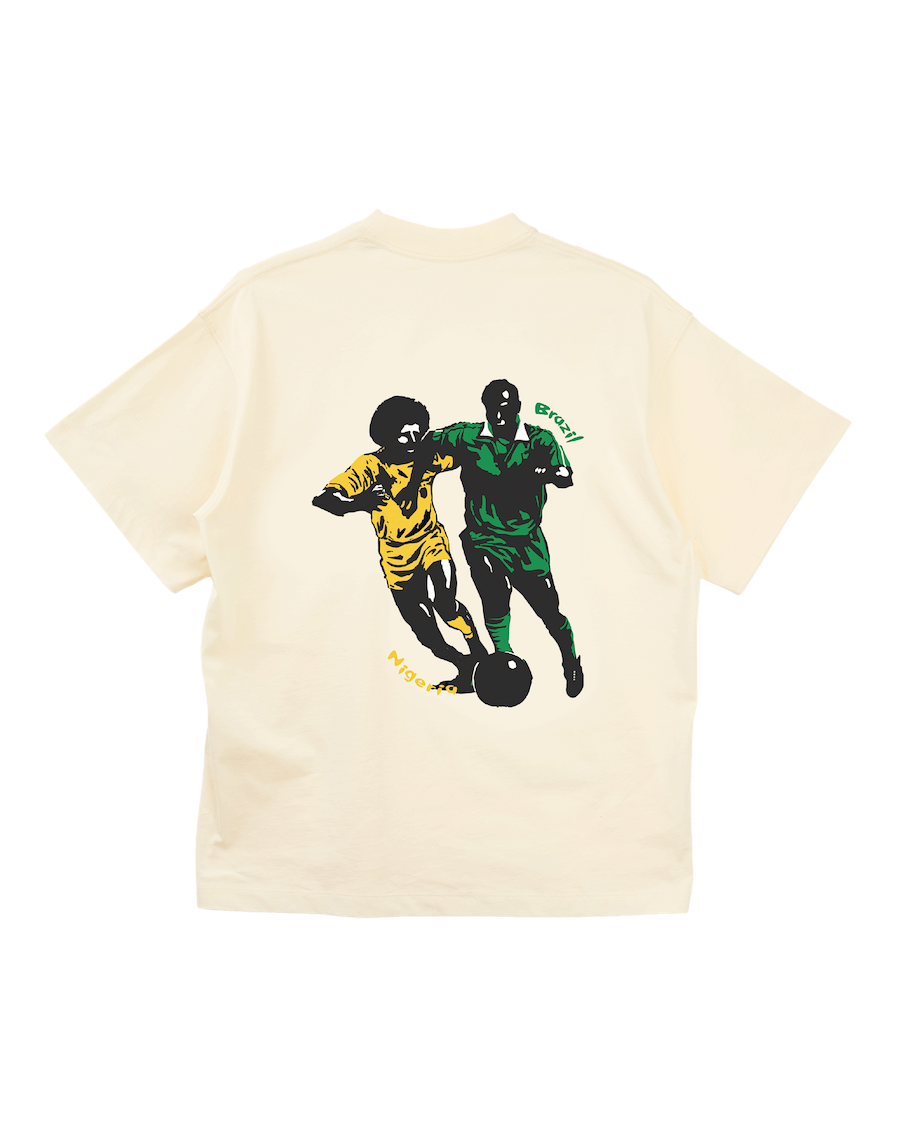 Nigeria X Brazil T-Shirt Off White