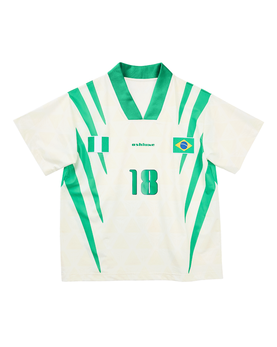 Nigeria X Brazil Football Shirt White