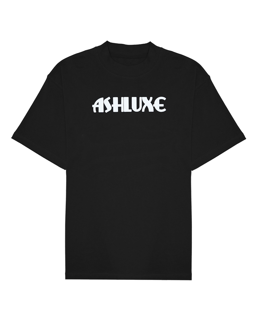 Ashluxe Neo Logo T-shirt Black White