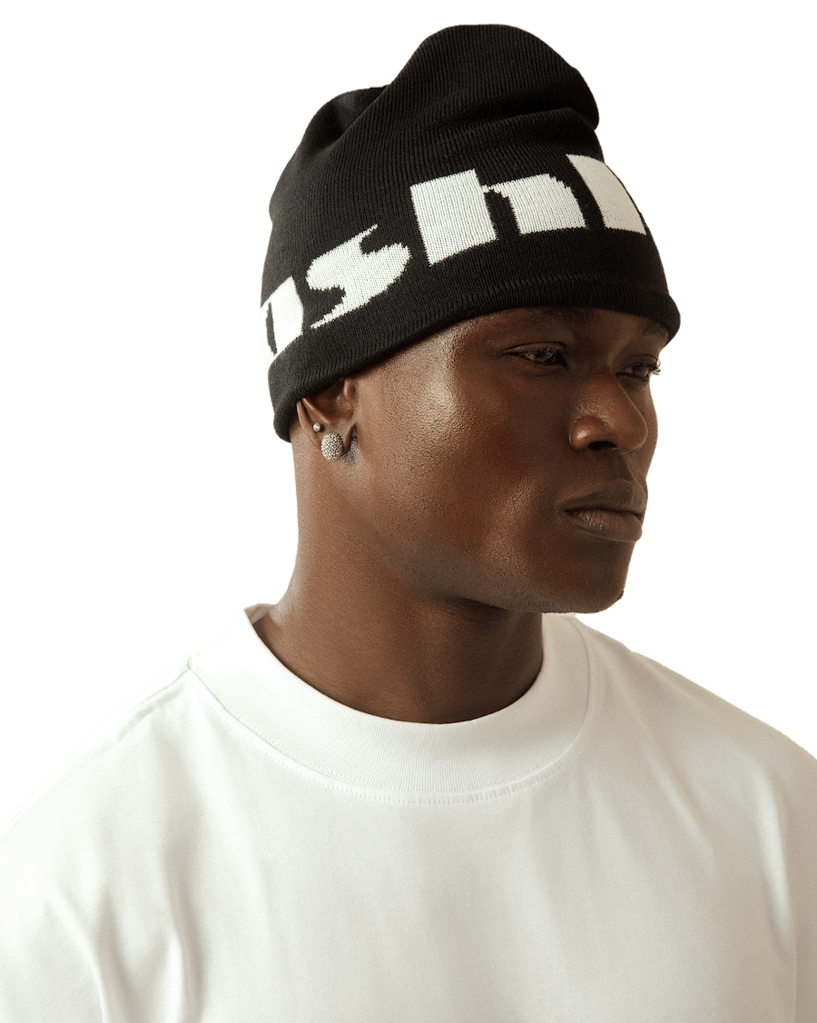 Ash Beanie Cap - Black