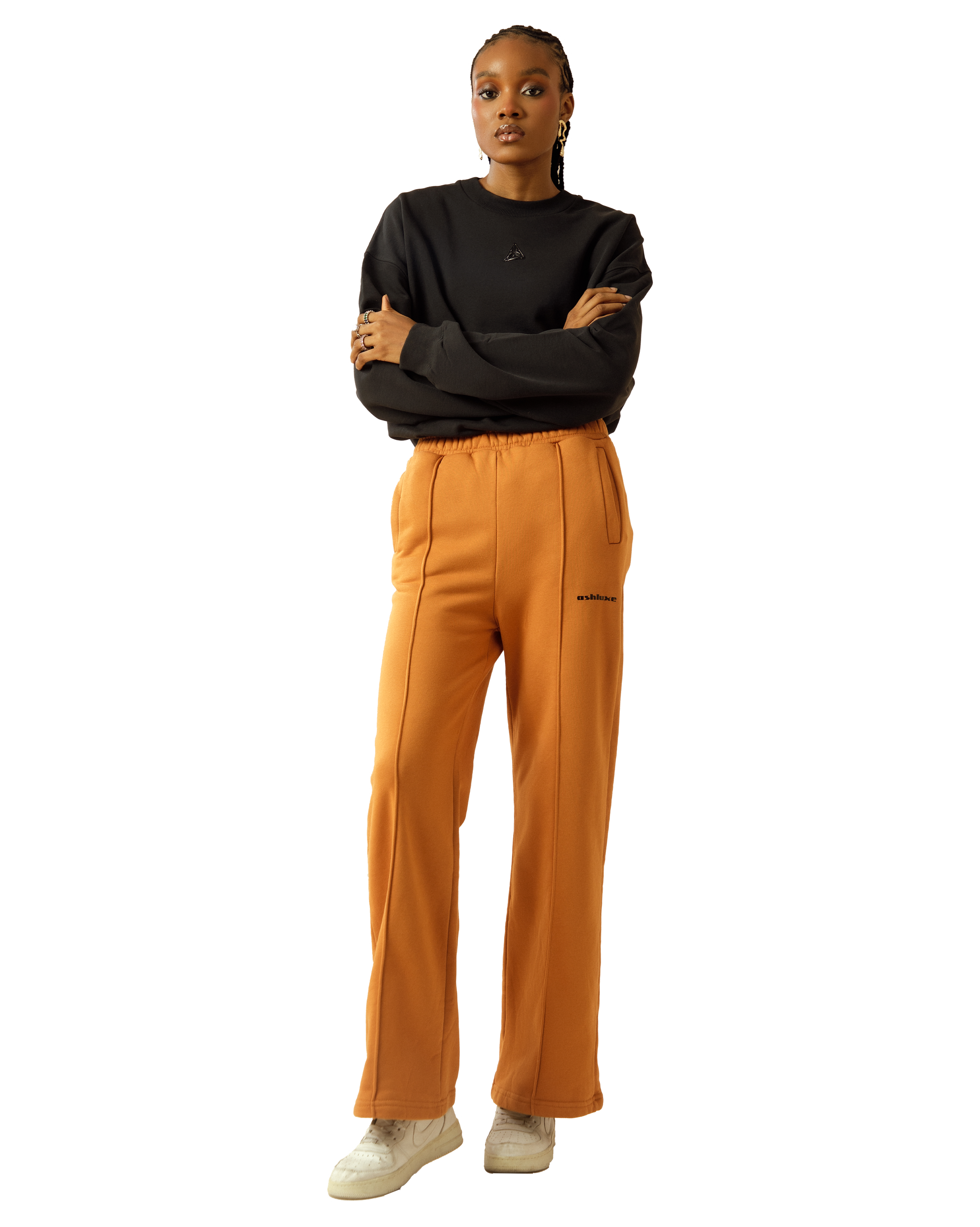 Ash Logo Sweatpants - Orange