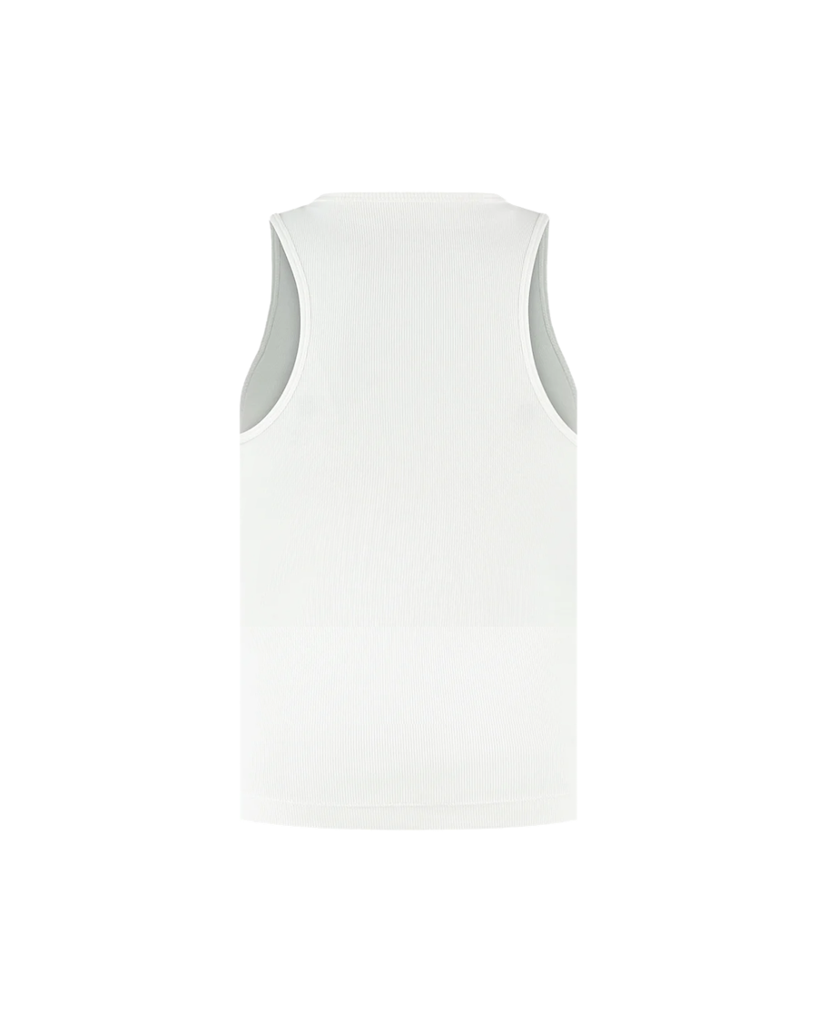 Ashluxe Logo Tank Top - White