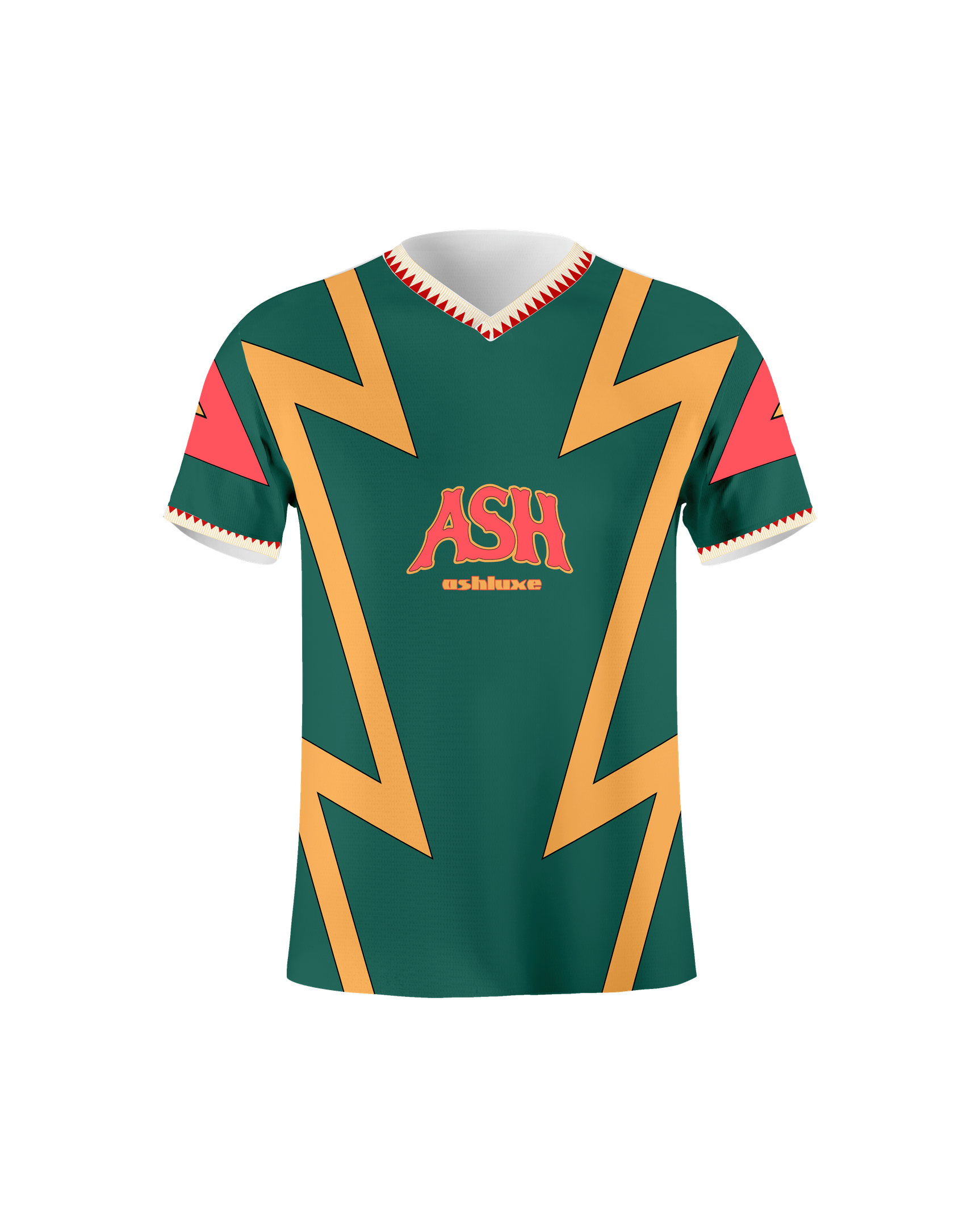 Ashluxe Festac 77 Zig Jersey Multi Green Yellow