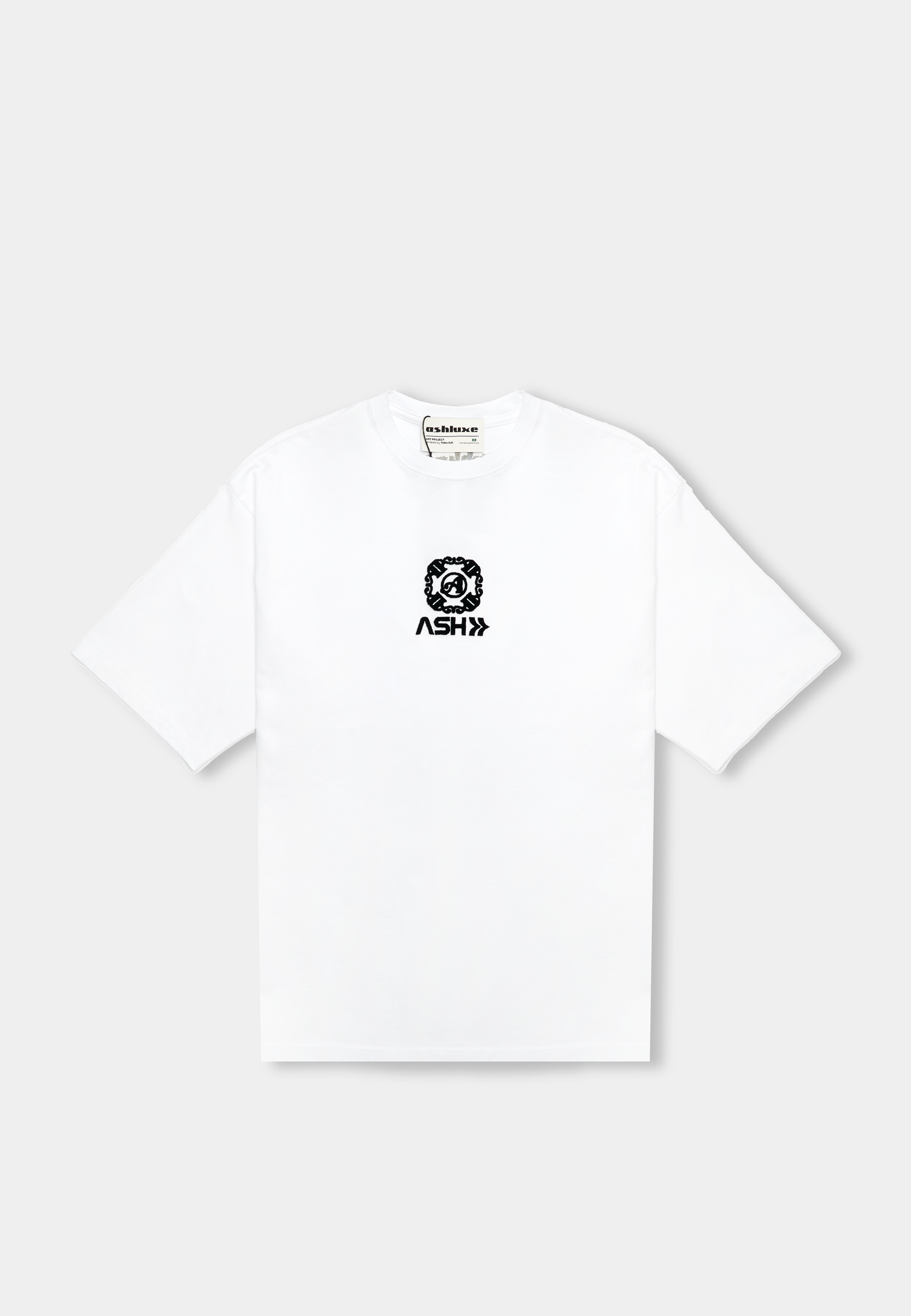 Ashluxe Ash Emblem White T-Shirt