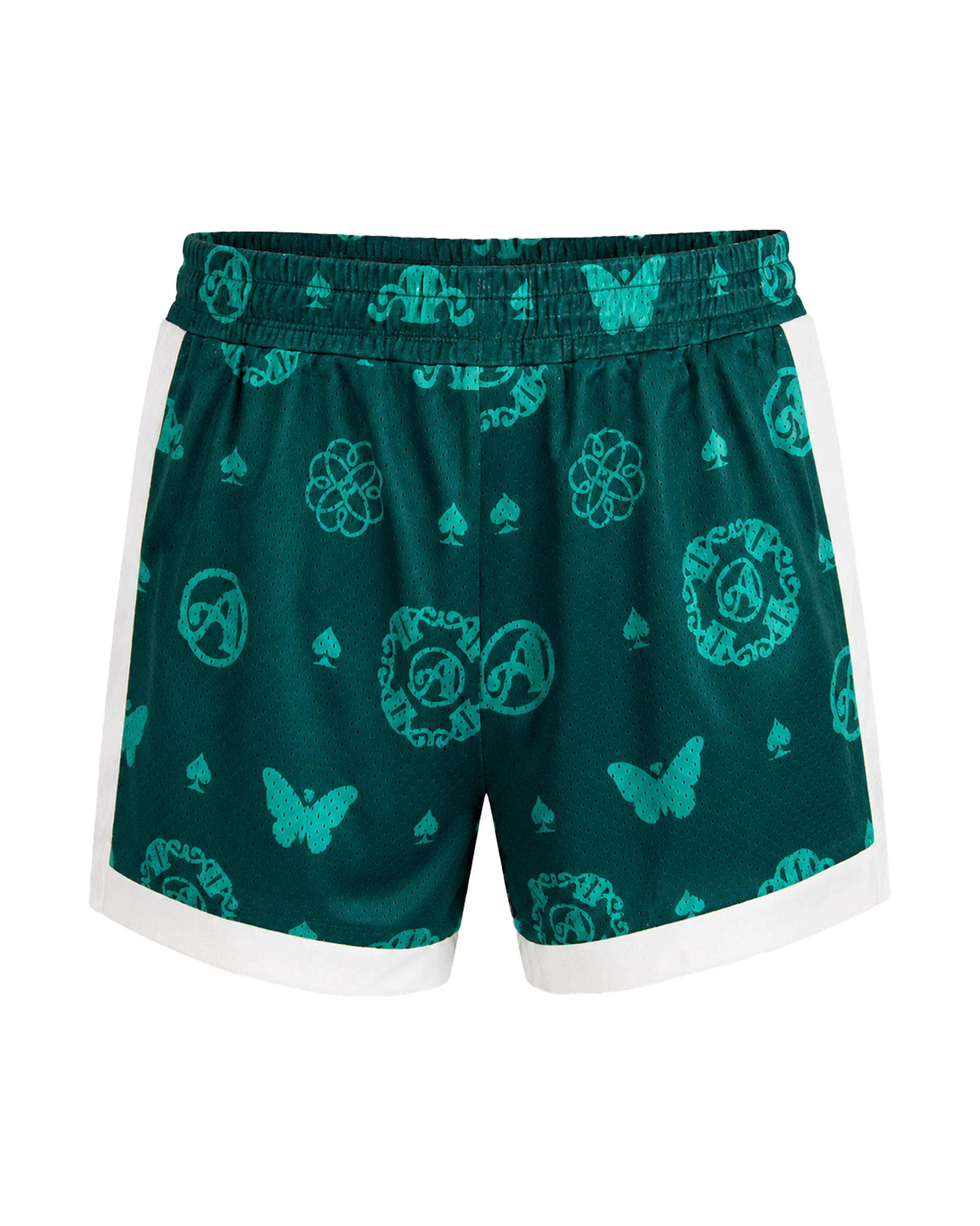 Ashluxe Green Female Basketball Short - Green
