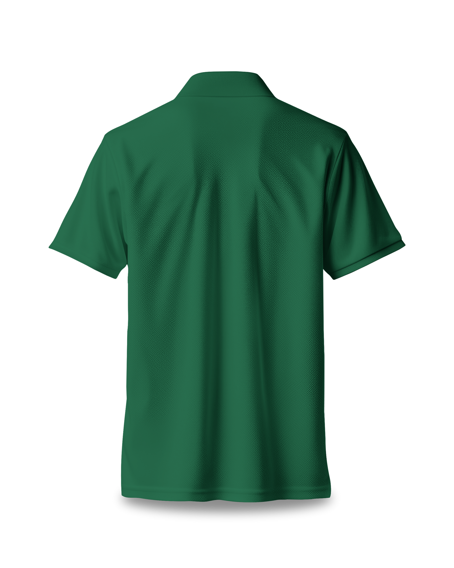 Ashluxe Triangle Logo Lightweight  Polo  Green