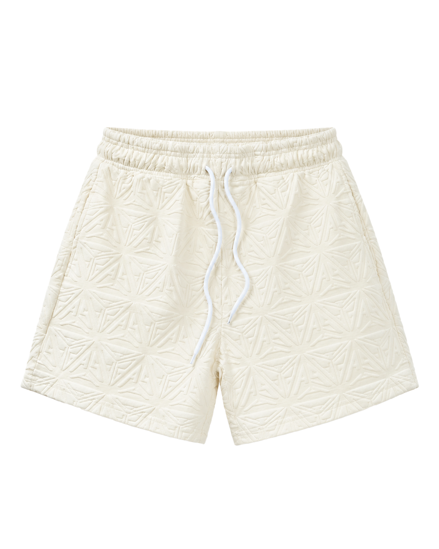 Monogram Plush Jersey Long Shorts