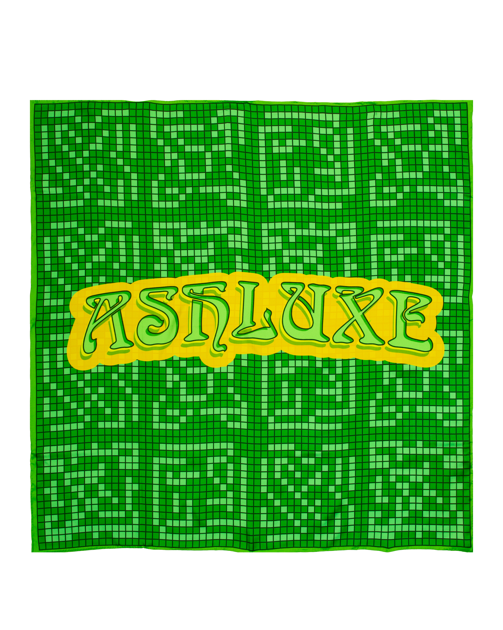 Ashluxe Pixel Scarf Green