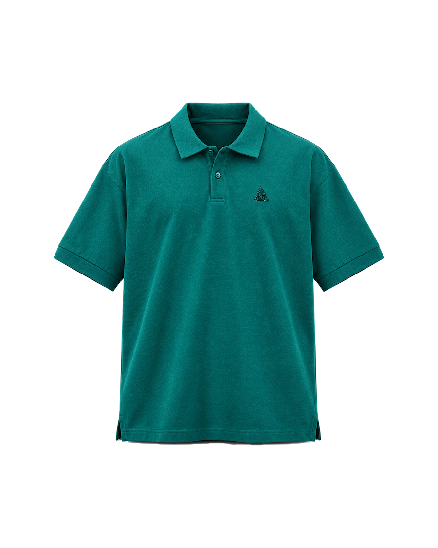 Triangle Logo Polo Shirt Green