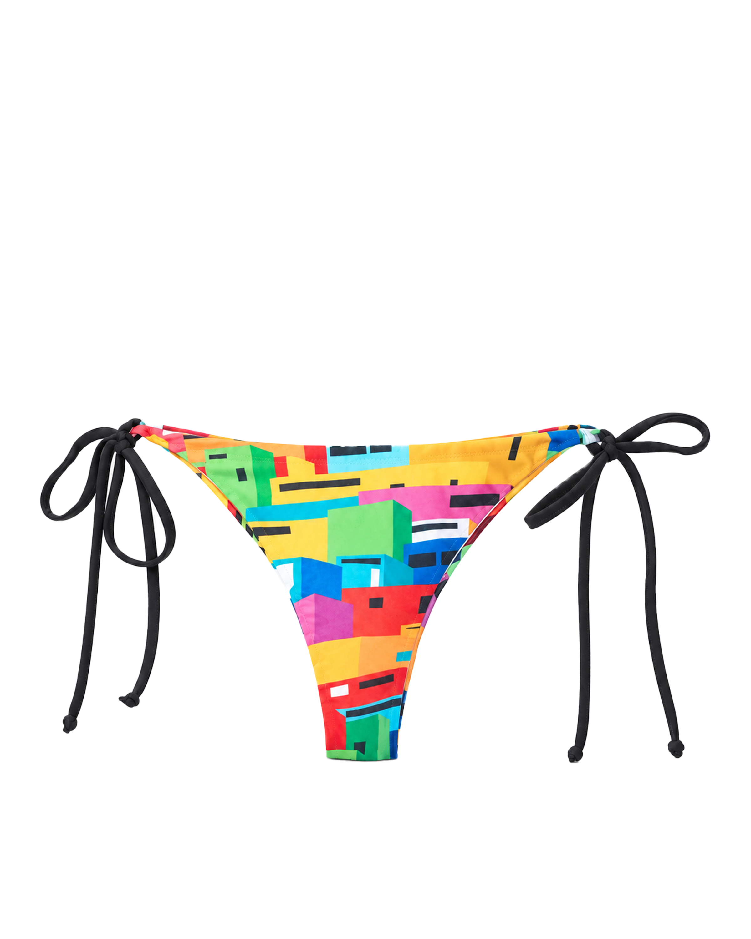 Urban Mosaic Print Tie Side Bikini Brief Multi