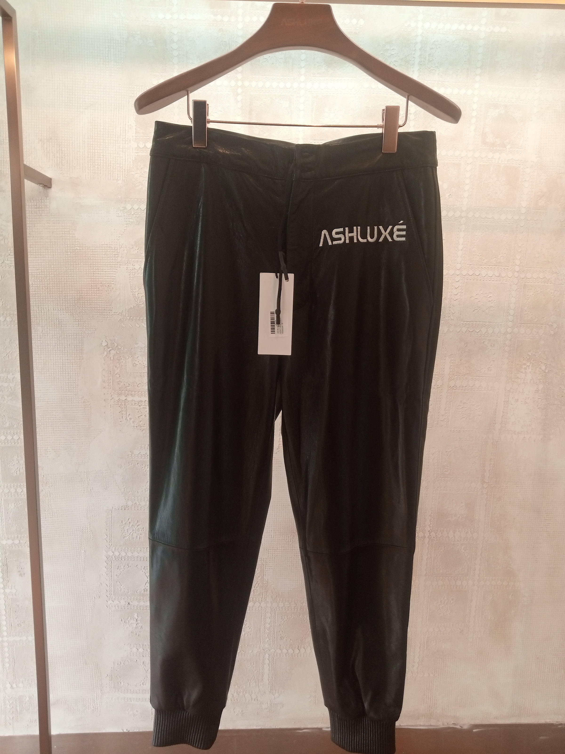 Ashluxe Black Leather Pant  Black