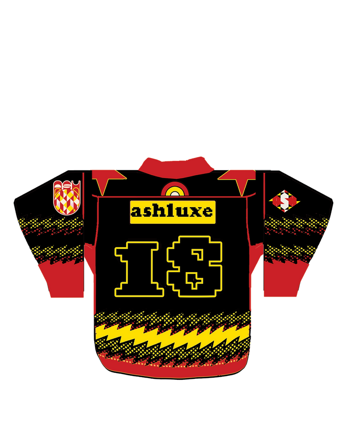 Ashluxe Hockey Jersey  Black