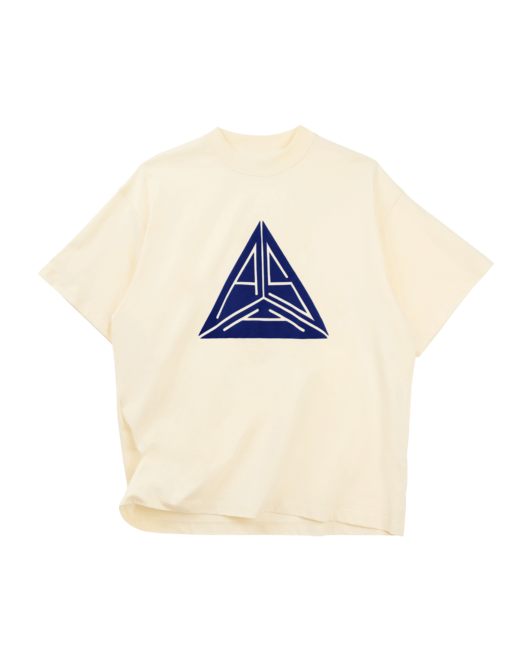 Large Triangle Logo T-shirt Off White