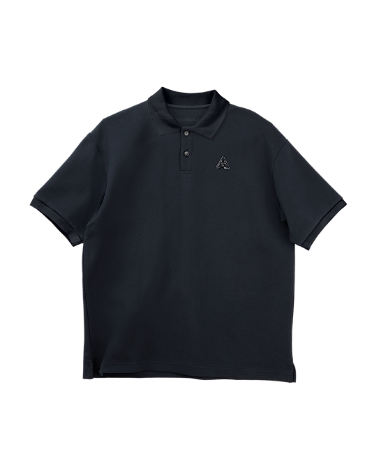 Triangle Logo Polo Shirt Black