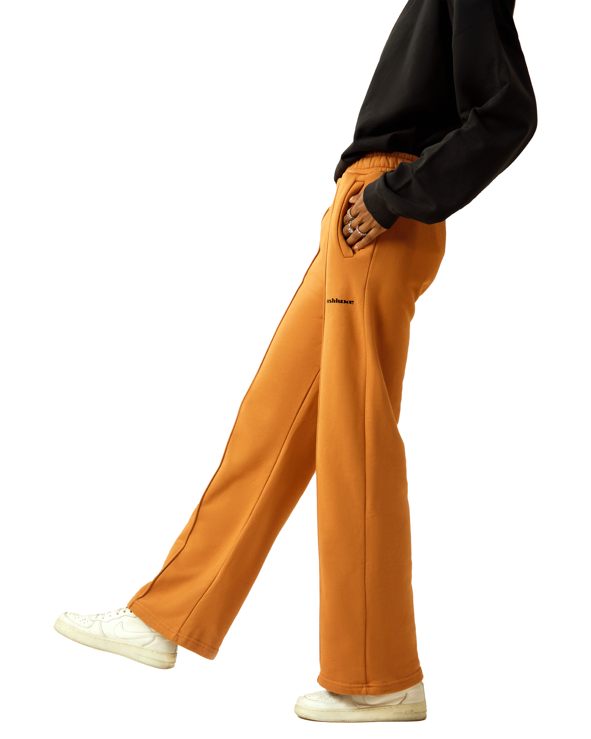 Ash Logo Sweatpants - Orange