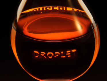 Hand-Blown Amber Glass