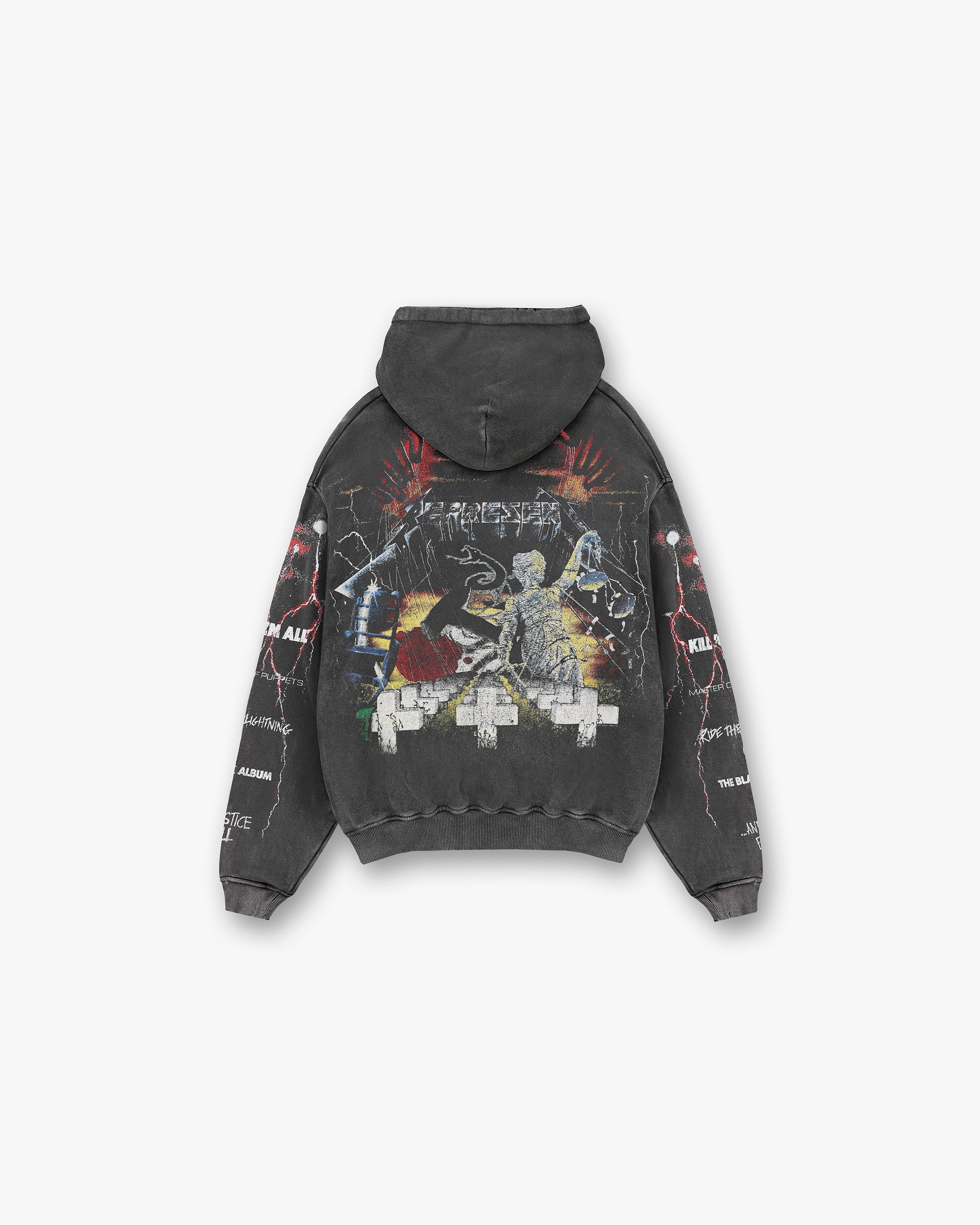 Sweat à capuche Represent X Metallica™️ Master Of Puppets - Gris Vintage