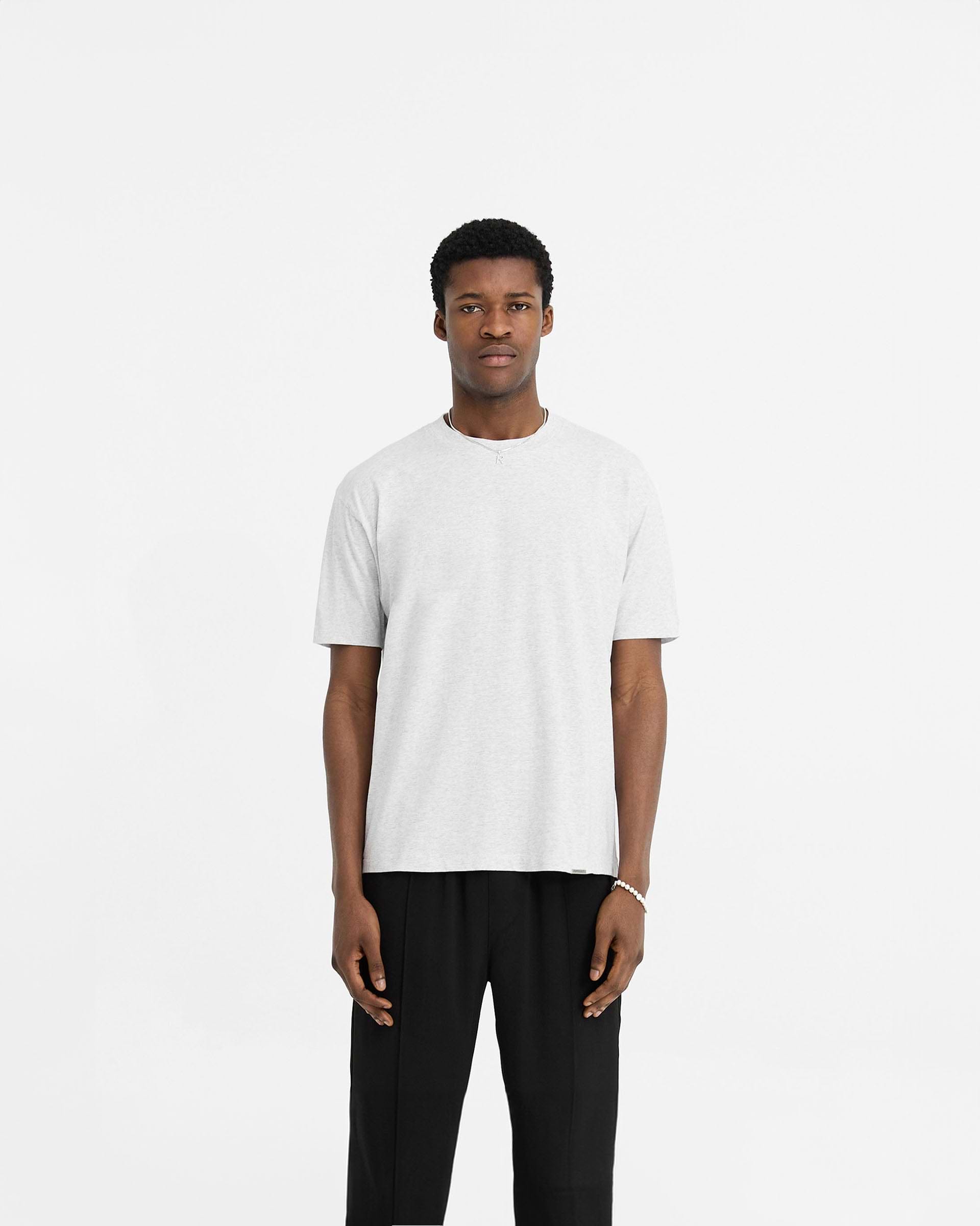 T-Shirt Initial - Gris Glace Chiné