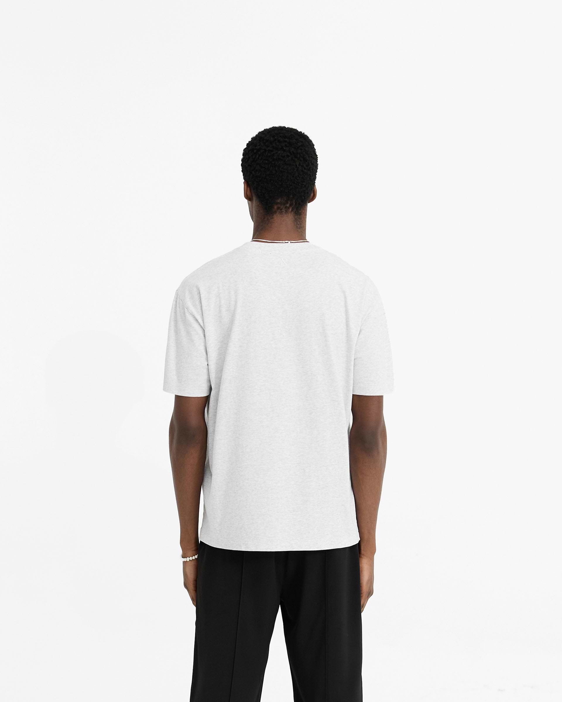 Initial Camiseta - Gris Hielo Jaspeado