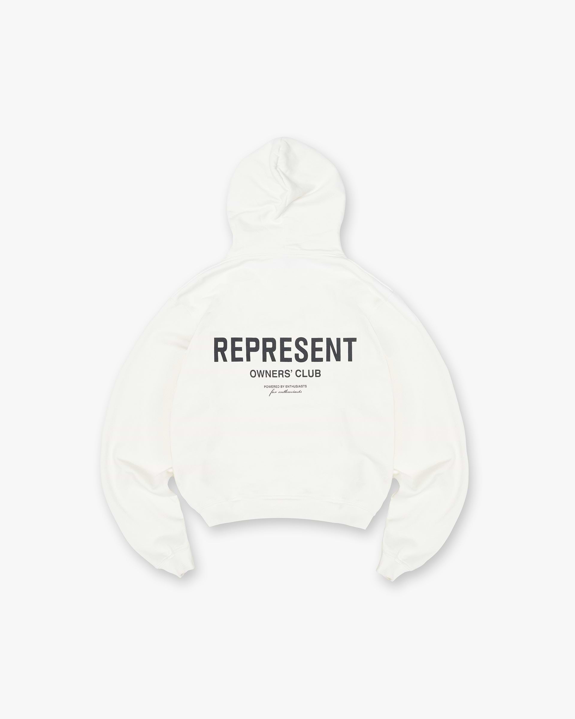 Sweat à capuche Represent Owners Club - Blanc plat