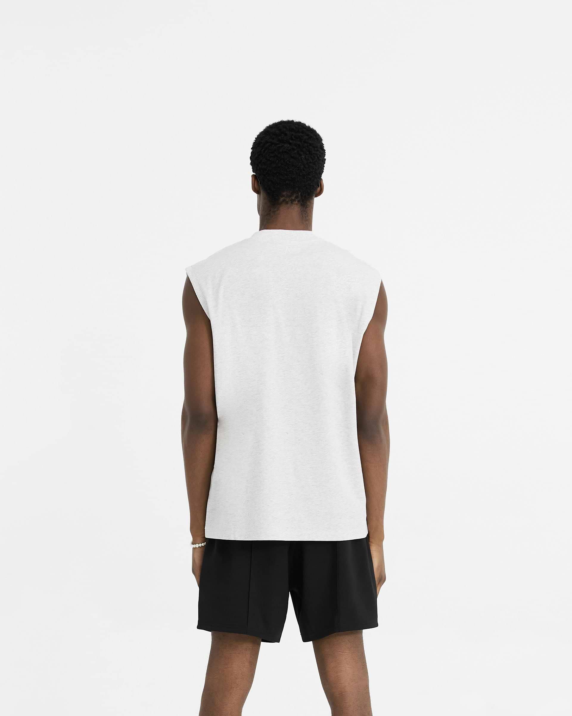 Initial Boxy Tank - Gris Hielo Jaspeado