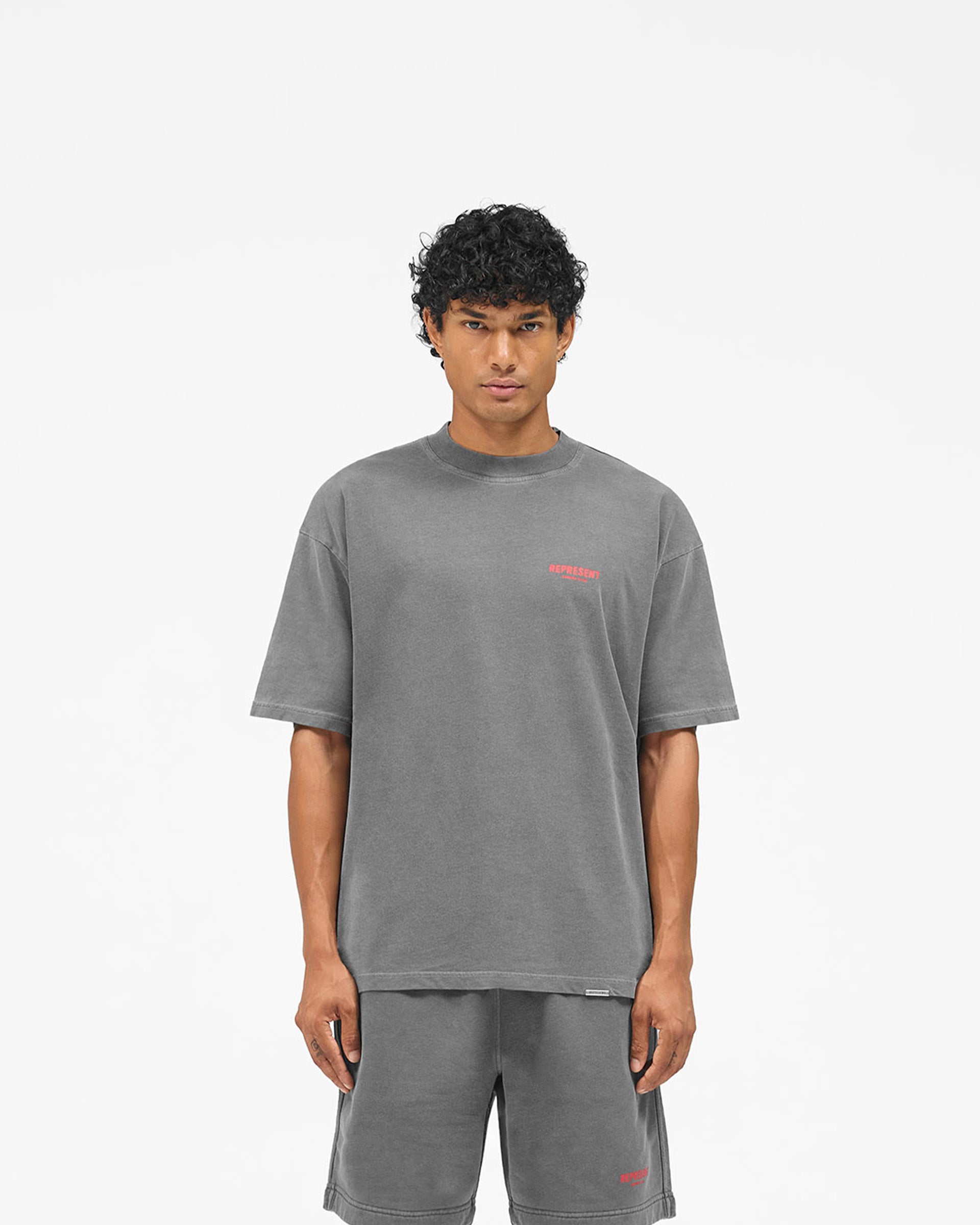 Represent Owners Club T-Shirt - Washed Black