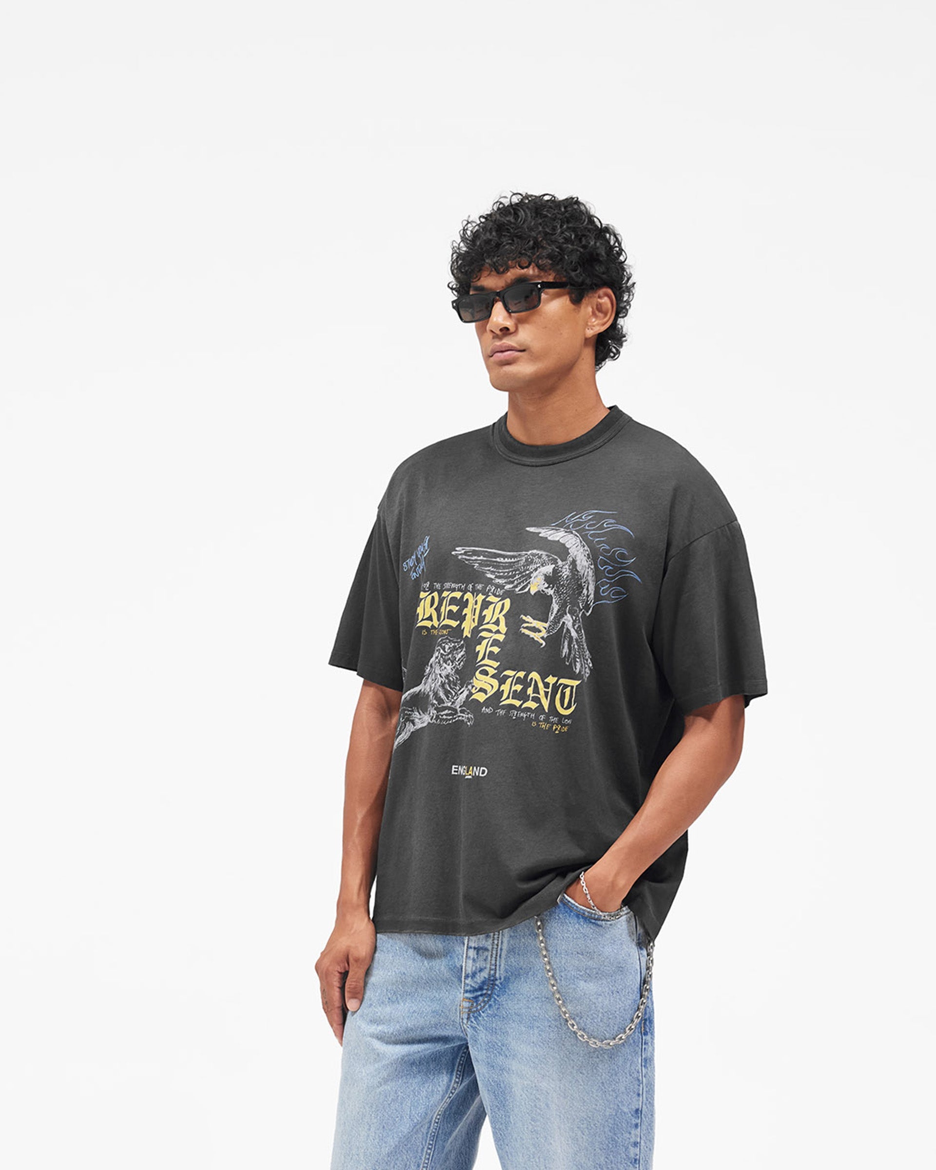 Enemy T-Shirt - Washed Black