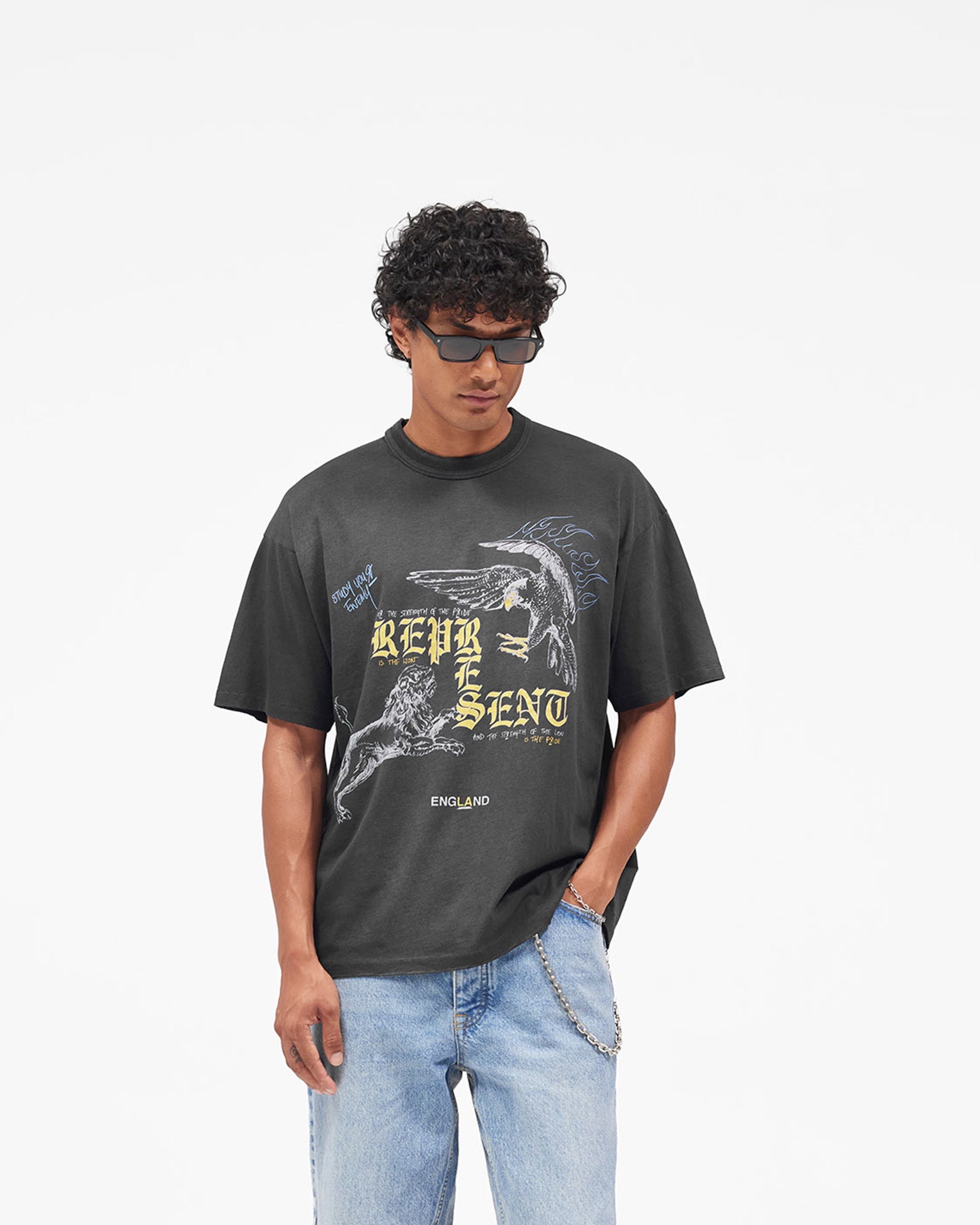 Enemy T-Shirt - Washed Black