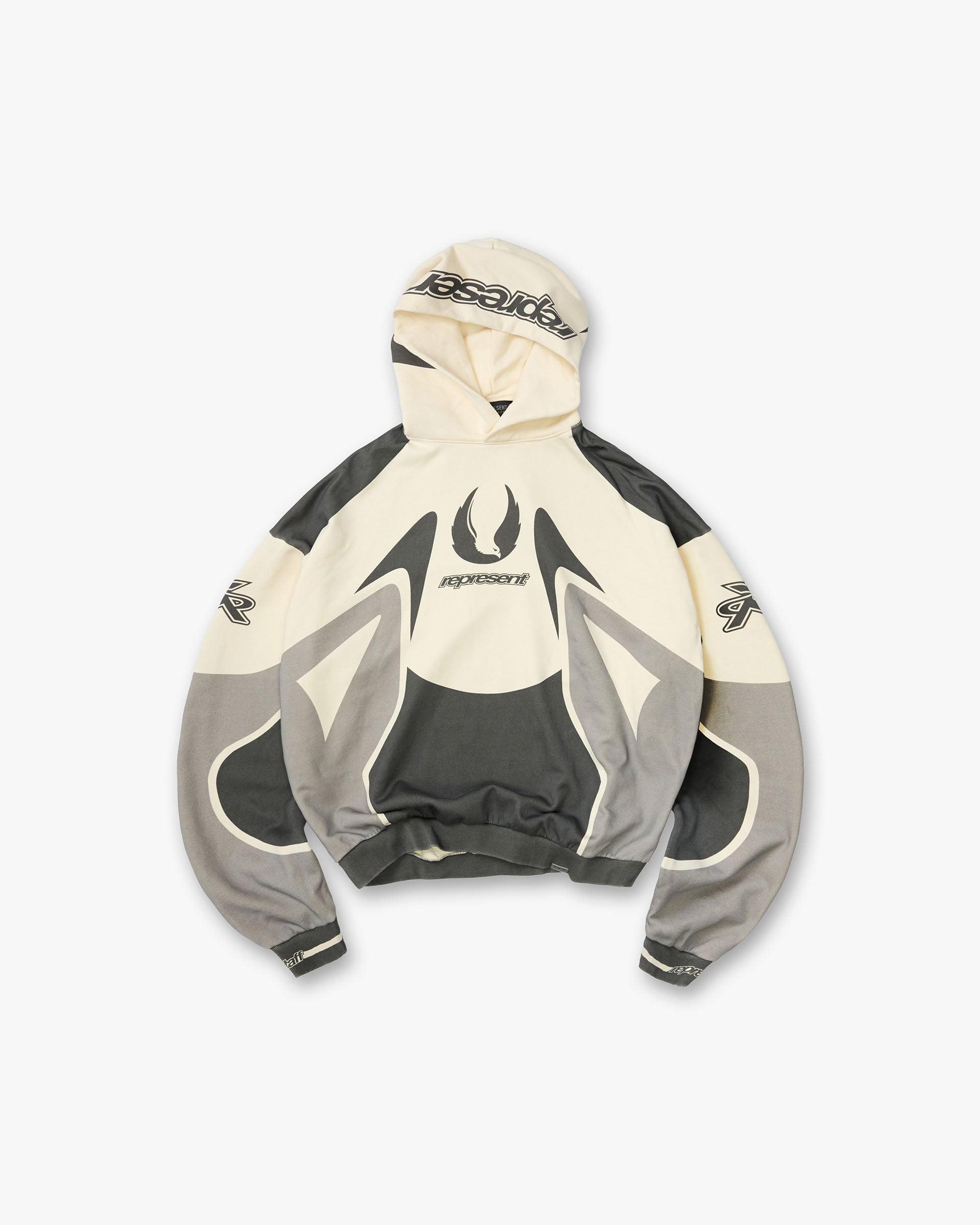 Represent X Belstaff Racing Hoodie - Dark Grey