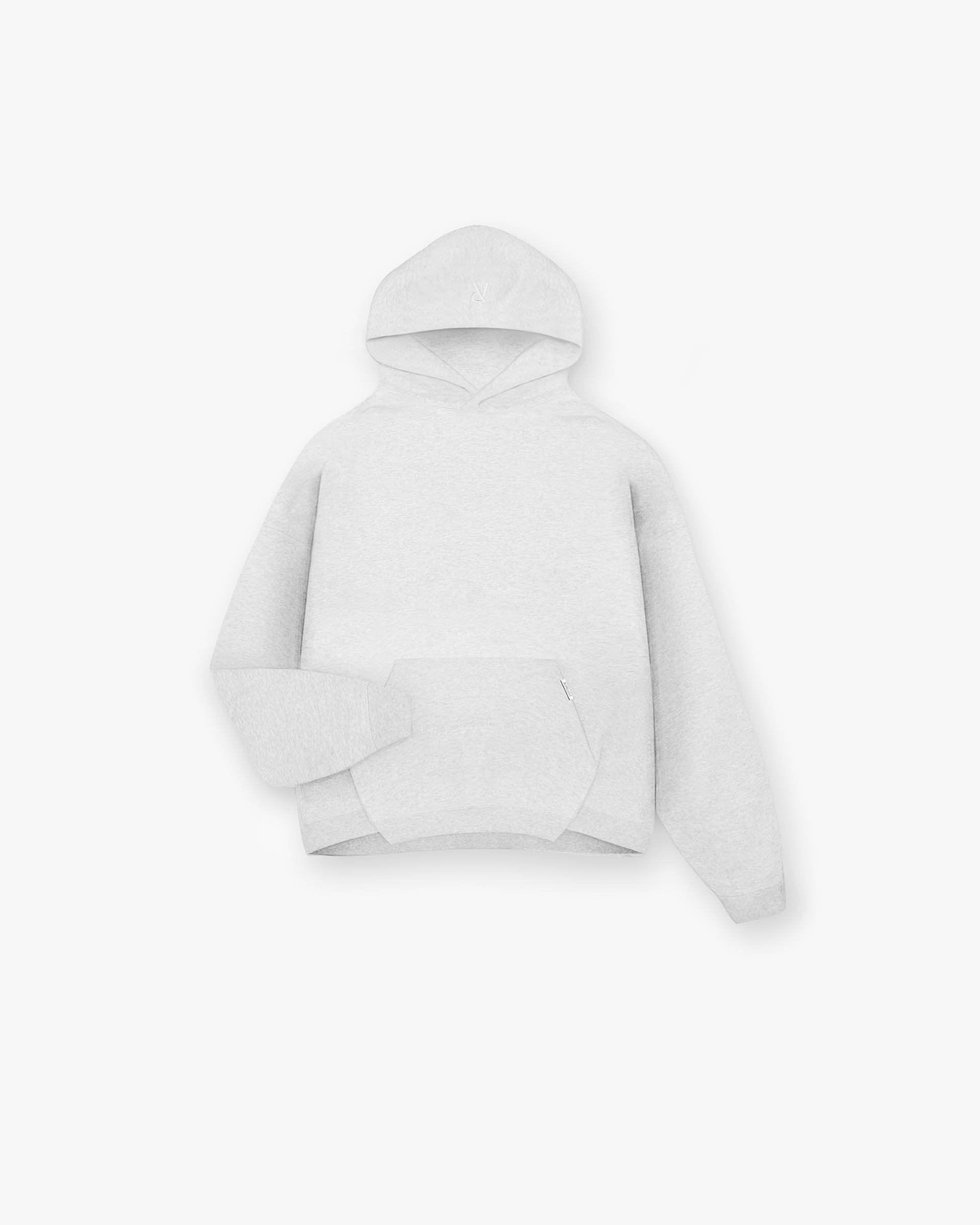 Initial Boxy Hoodie - Gris Hielo