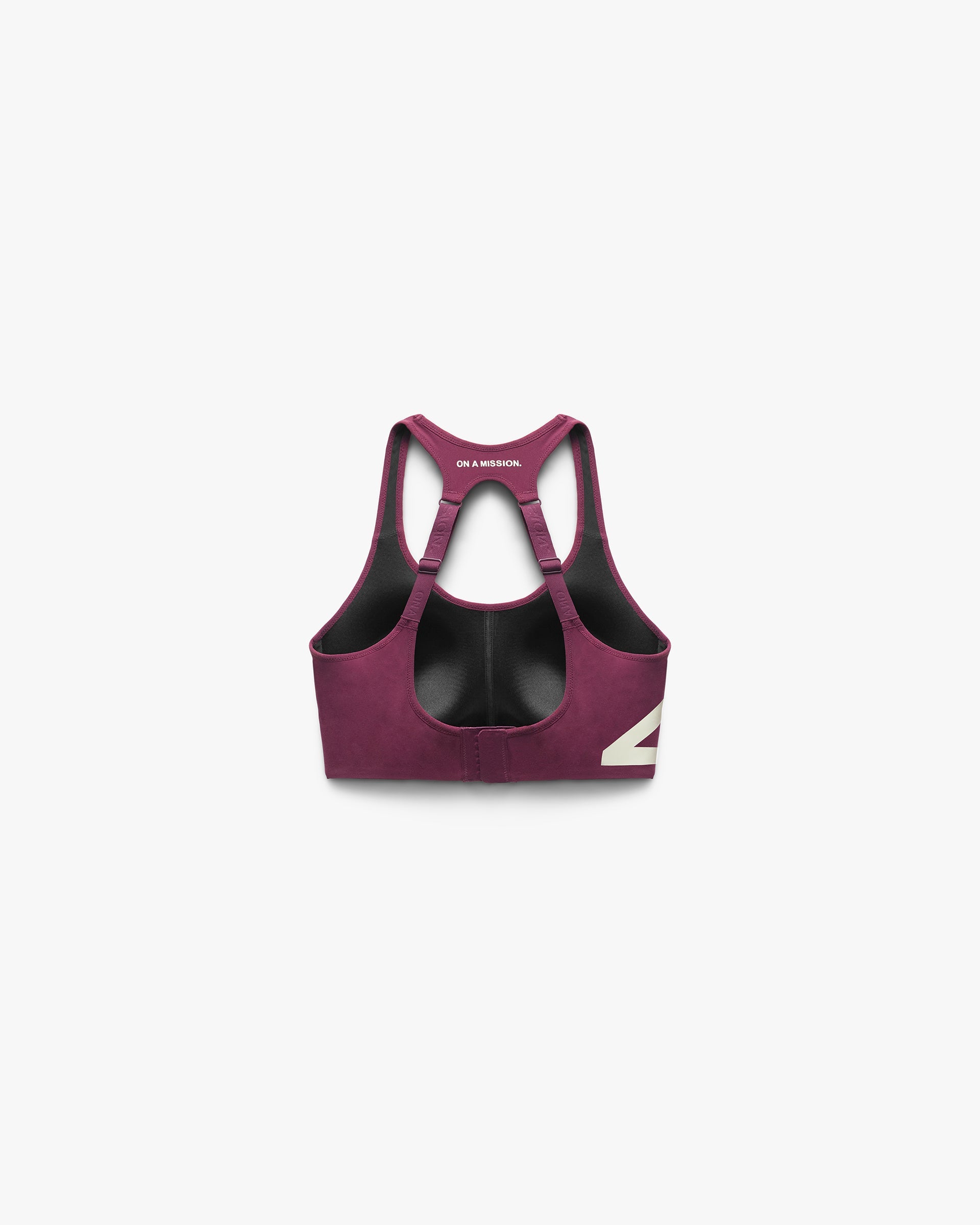 247 On A Mission High Support Sports Bra - Fig - Packshot