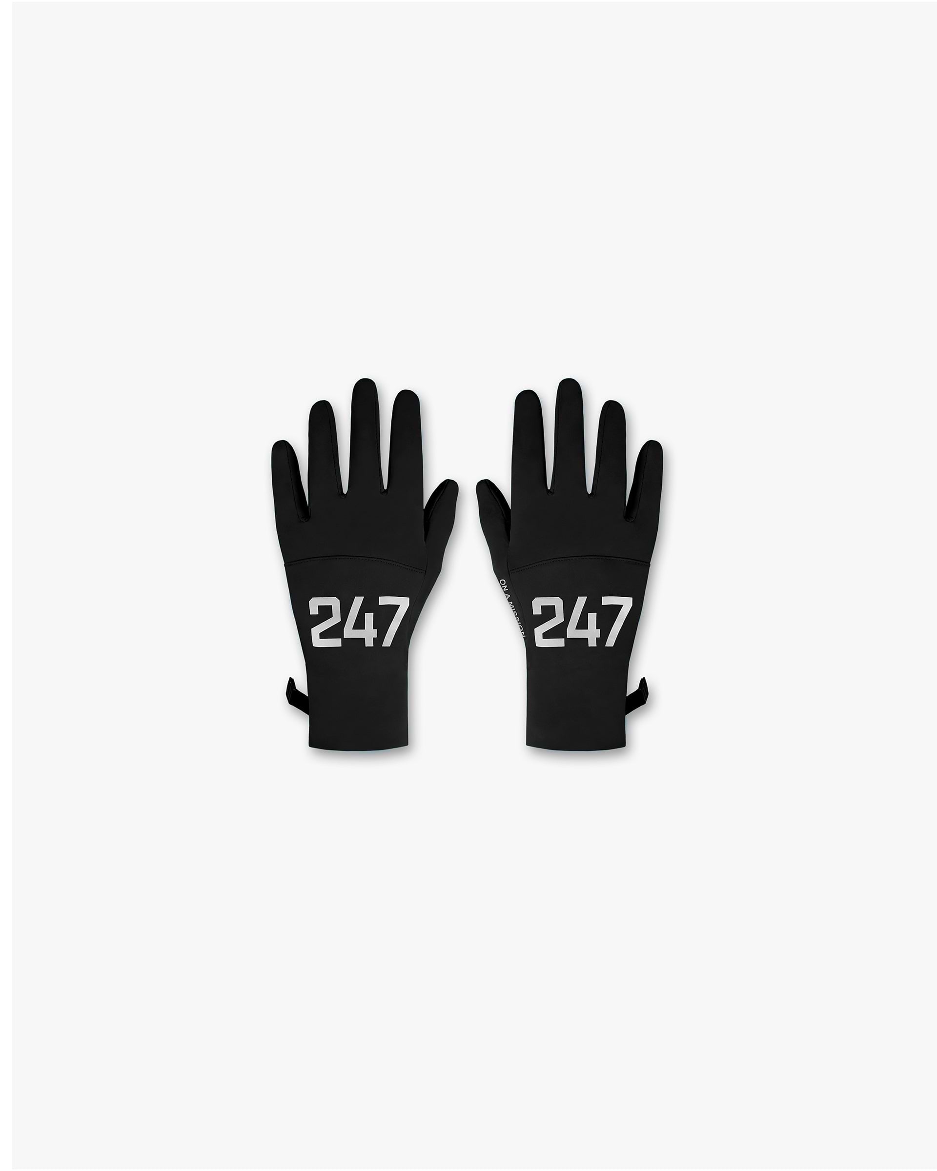 247 Numbers Glove - Jet Black