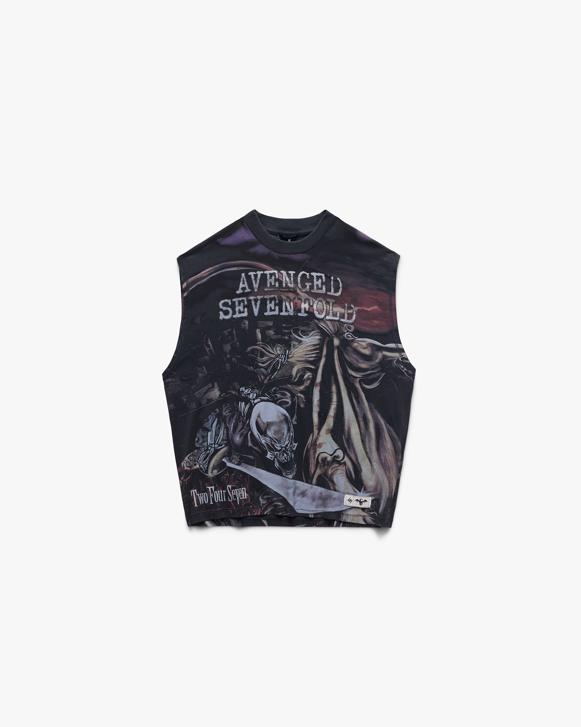 247 x Avenged Sevenfold City Of Evil Tank - Aged Black