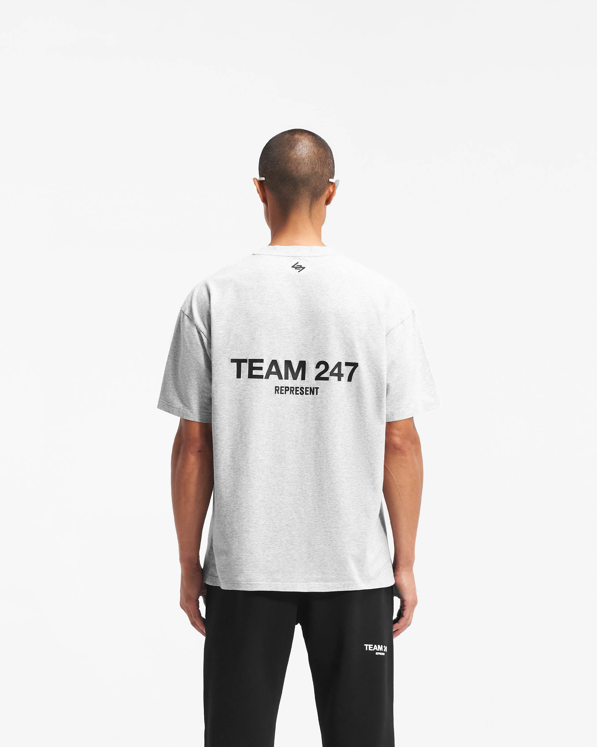Team 247 Oversized T-Shirt - Grey Marl