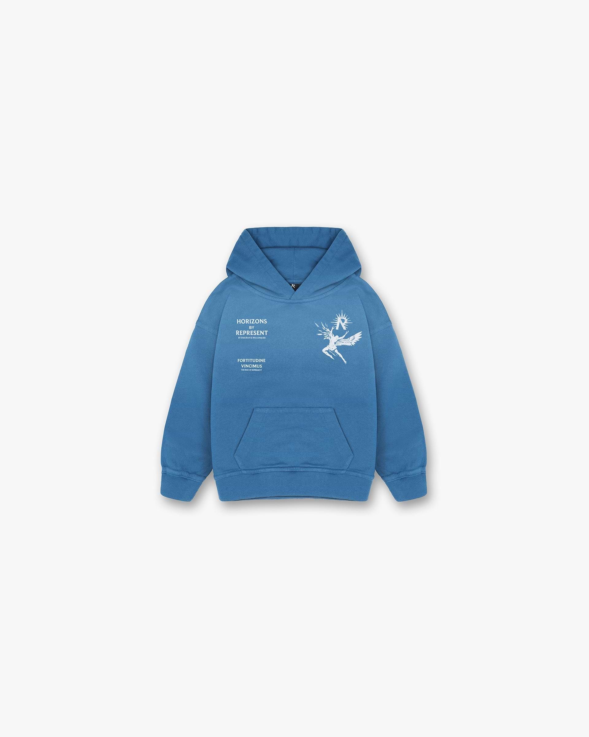Mini Icarus Hoodie - Azul Celeste