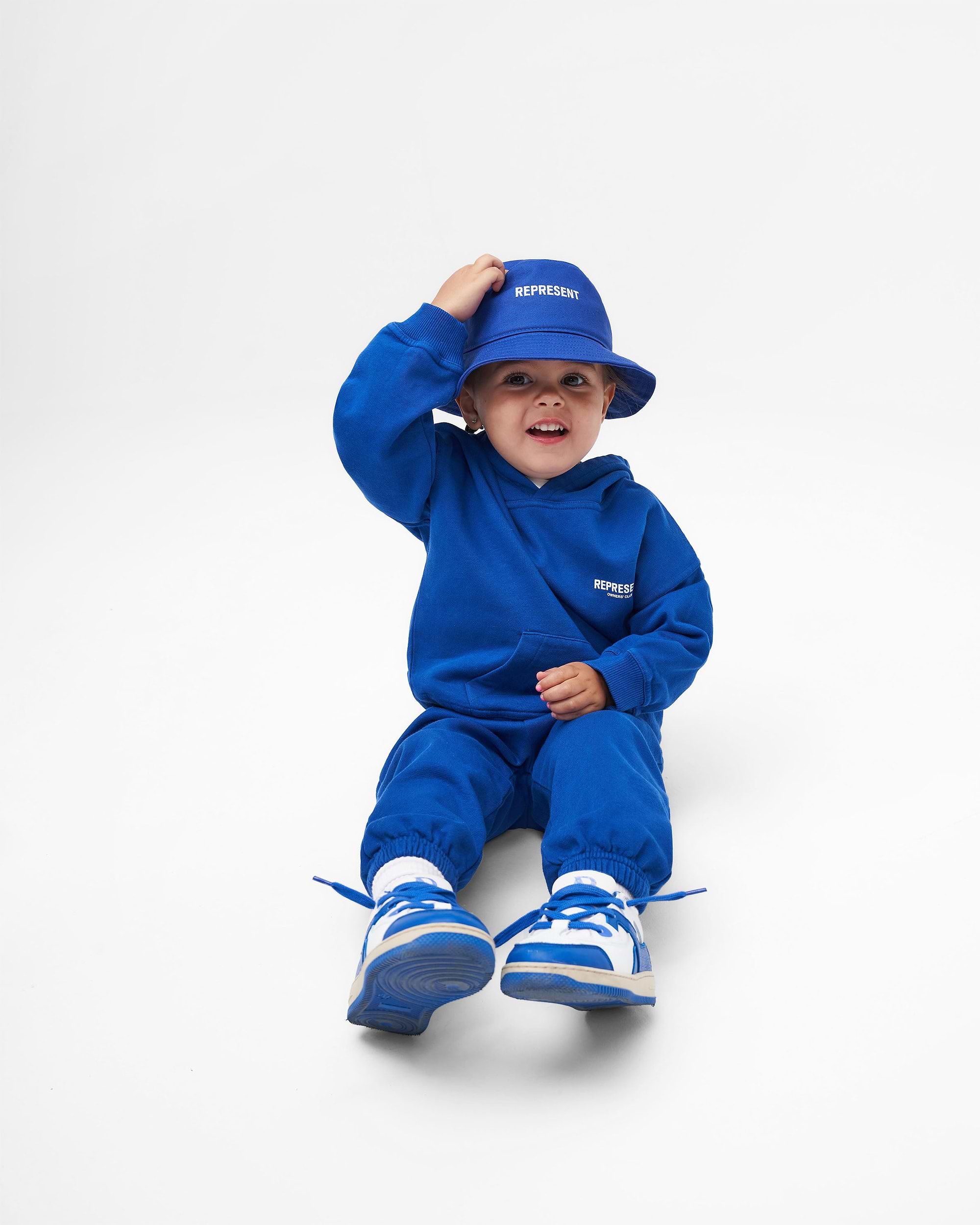Represent Mini Owners Club Sweatpants | Cobalt Pants Owners Club | Represent Clo