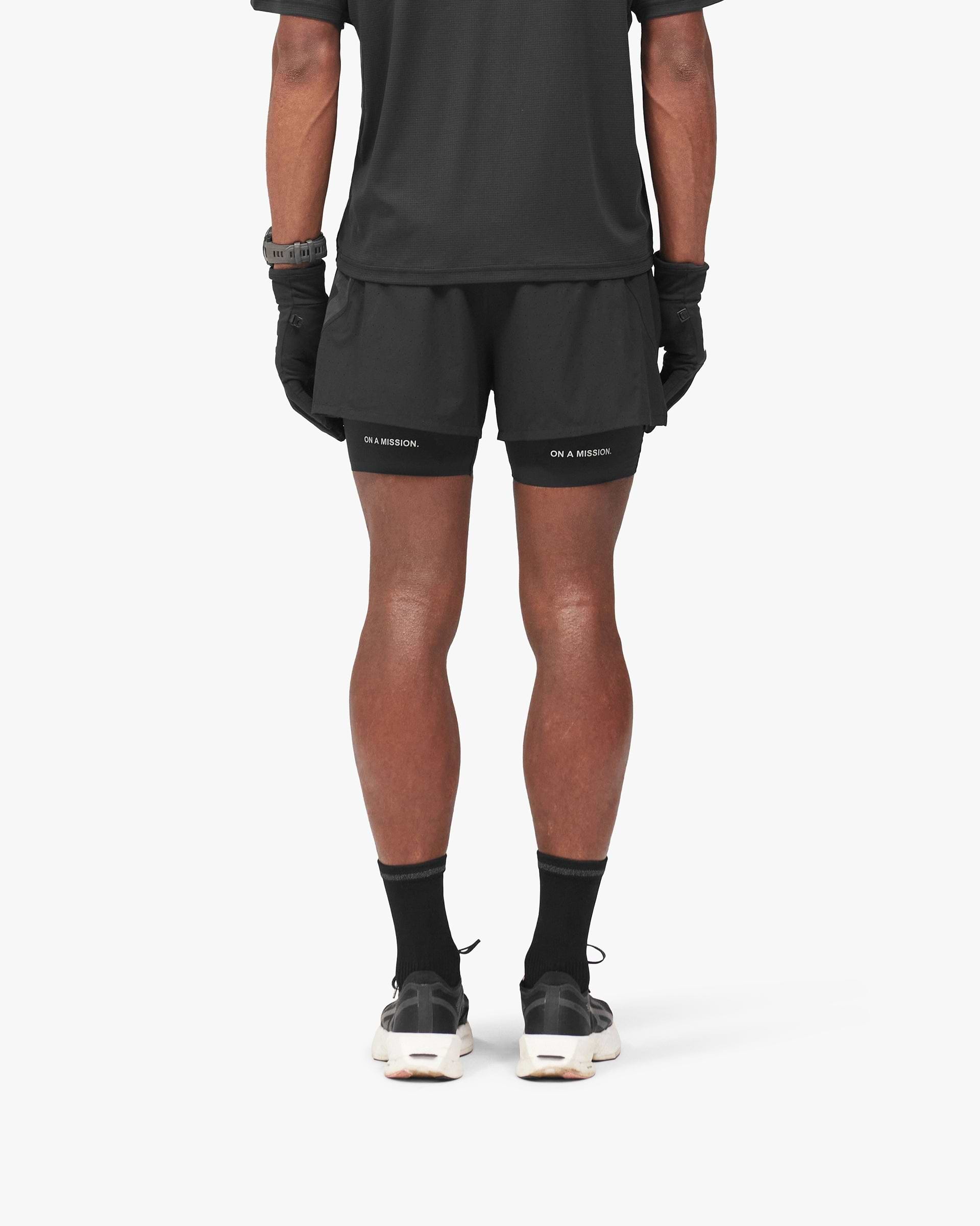247 Ghost 2-In-1 Short - Jet Black