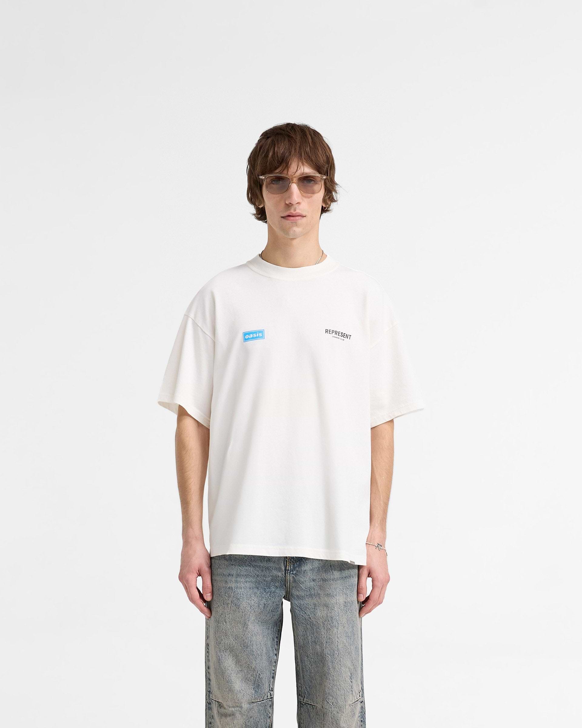 Represent X Oasis Owners Club T-Shirt - Blanco Mate